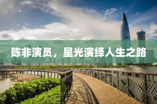 陈非演员，星光演绎人生之路