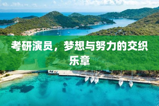 考研演员，梦想与努力的交织乐章