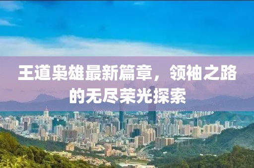 王道枭雄最新篇章，领袖之路的无尽荣光探索