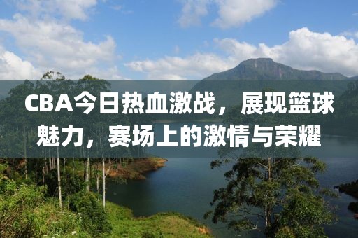 CBA今日热血激战，展现篮球魅力，赛场上的激情与荣耀