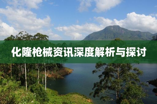 化隆枪械资讯深度解析与探讨