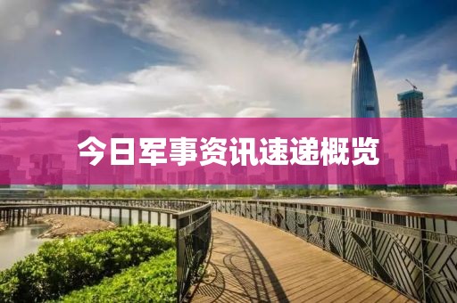 今日军事资讯速递概览