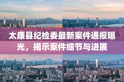 太康县纪检委最新案件通报曝光，揭示案件细节与进展