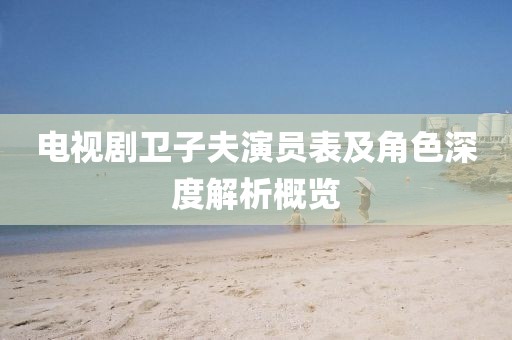 电视剧卫子夫演员表及角色深度解析概览