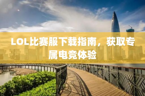 LOL比赛服下载指南，获取专属电竞体验