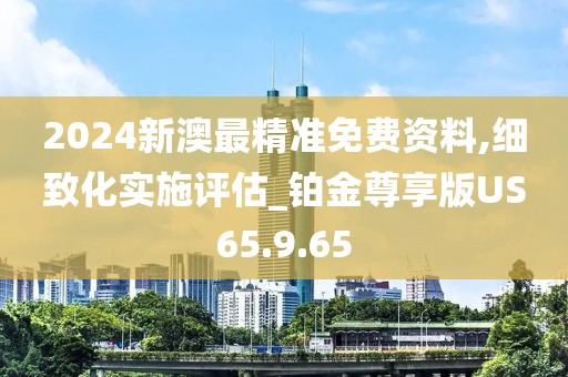 2024新澳最精准免费资料,细致化实施评估_铂金尊享版US65.9.65