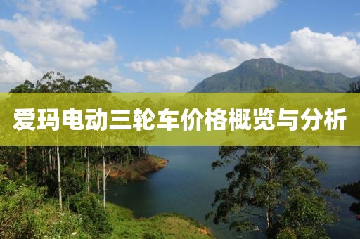 爱玛电动三轮车价格概览与分析