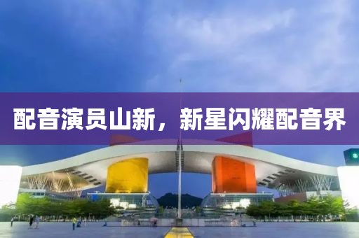 配音演员山新，新星闪耀配音界