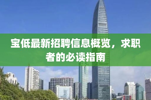 宝低最新招聘信息概览，求职者的必读指南