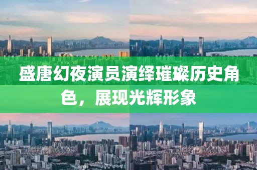 盛唐幻夜演员演绎璀璨历史角色，展现光辉形象