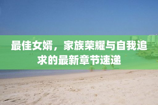 最佳女婿，家族荣耀与自我追求的最新章节速递