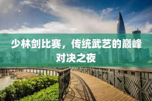 少林剑比赛，传统武艺的巅峰对决之夜
