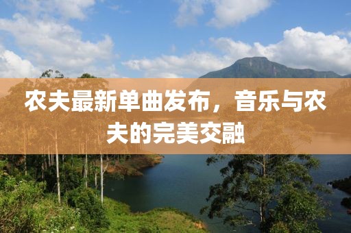 农夫最新单曲发布，音乐与农夫的完美交融