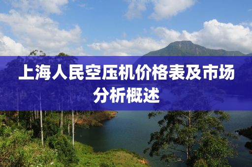 上海人民空压机价格表及市场分析概述