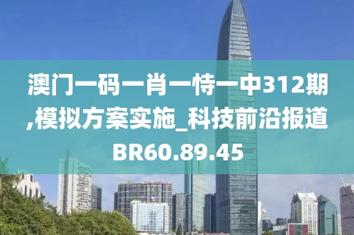 澳门一码一肖一恃一中312期,模拟方案实施_科技前沿报道BR60.89.45