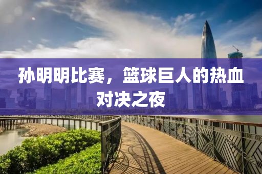 孙明明比赛，篮球巨人的热血对决之夜