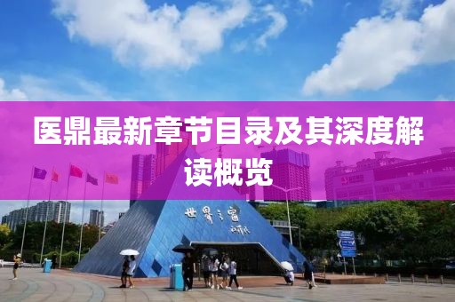医鼎最新章节目录及其深度解读概览