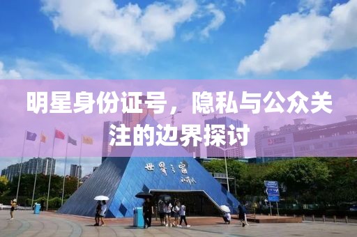 明星身份证号，隐私与公众关注的边界探讨