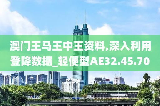 澳门王马王中王资料,深入利用登降数据_轻便型AE32.45.70