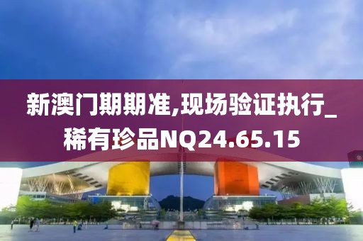 新澳门期期准,现场验证执行_稀有珍品NQ24.65.15