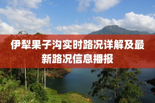伊犁果子沟实时路况详解及最新路况信息播报