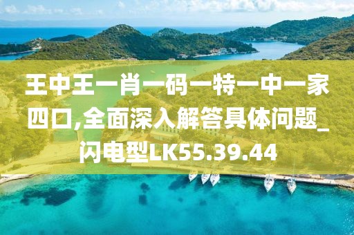 王中王一肖一码一特一中一家四口,全面深入解答具体问题_闪电型LK55.39.44