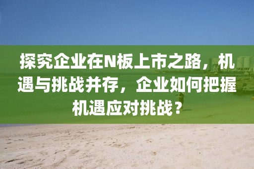 探究企业在N板上市之路，机遇与挑战并存，企业如何把握机遇应对挑战？