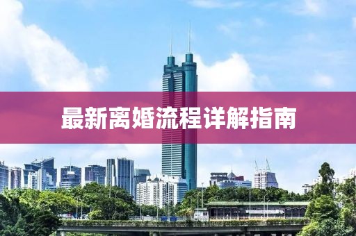 最新离婚流程详解指南