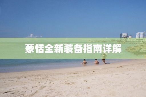 蒙恬全新装备指南详解