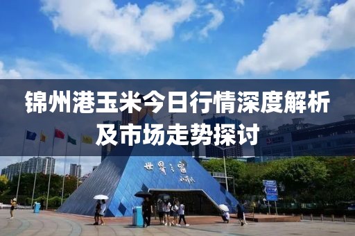 锦州港玉米今日行情深度解析及市场走势探讨