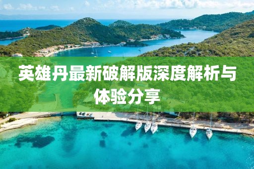 英雄丹最新破解版深度解析与体验分享