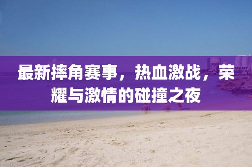 最新摔角赛事，热血激战，荣耀与激情的碰撞之夜