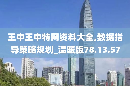 王中王中特网资料大全,数据指导策略规划_温暖版78.13.57
