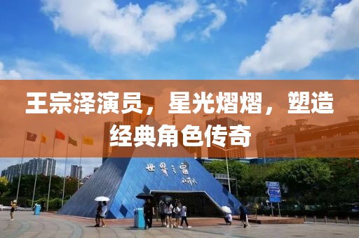 王宗泽演员，星光熠熠，塑造经典角色传奇