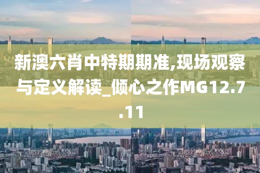 新澳六肖中特期期准,现场观察与定义解读_倾心之作MG12.7.11