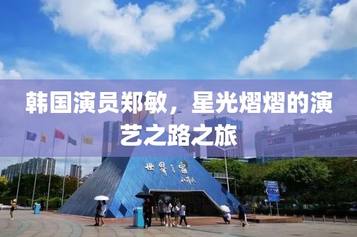 韩国演员郑敏，星光熠熠的演艺之路之旅