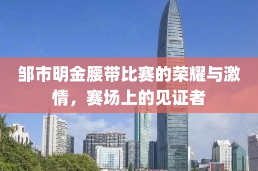 邹市明金腰带比赛的荣耀与激情，赛场上的见证者