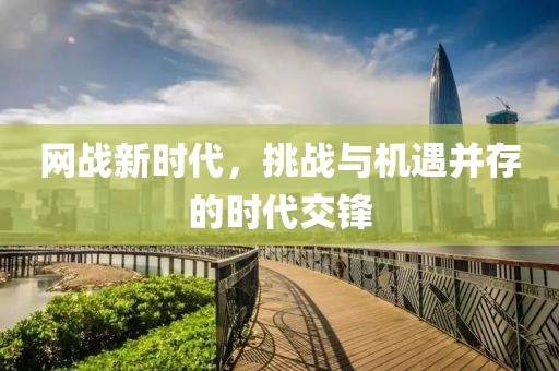 网战新时代，挑战与机遇并存的时代交锋
