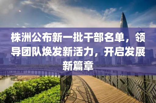株洲公布新一批干部名单，领导团队焕发新活力，开启发展新篇章