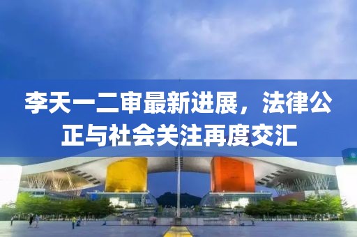 李天一二审最新进展，法律公正与社会关注再度交汇