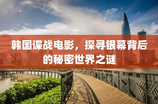韩国谍战电影，探寻银幕背后的秘密世界之谜