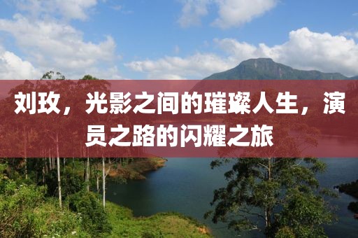 刘玫，光影之间的璀璨人生，演员之路的闪耀之旅