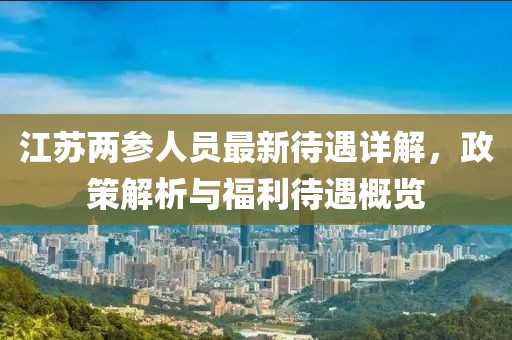 江苏两参人员最新待遇详解，政策解析与福利待遇概览