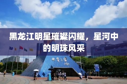 黑龙江明星璀璨闪耀，星河中的明珠风采