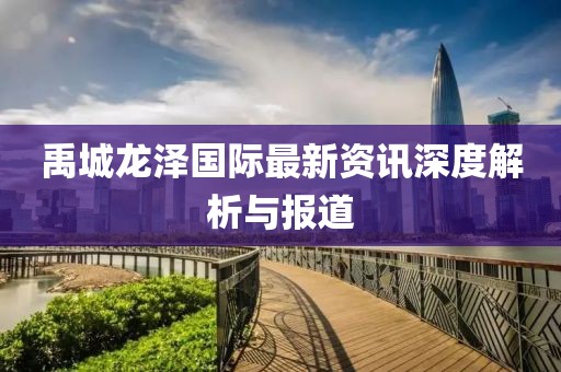 禹城龙泽国际最新资讯深度解析与报道