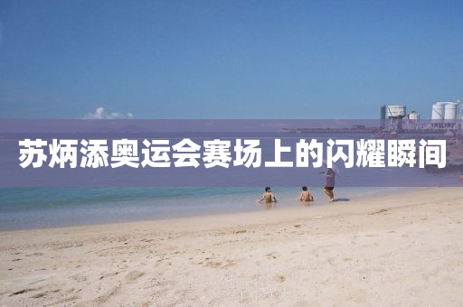 苏炳添奥运会赛场上的闪耀瞬间