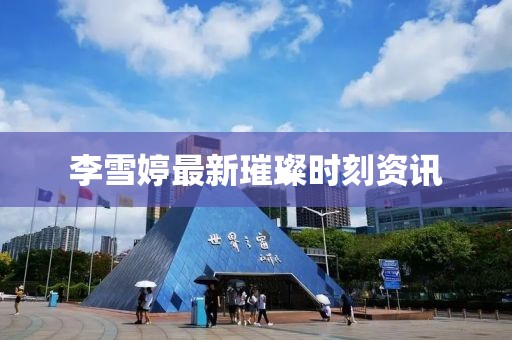 李雪婷最新璀璨时刻资讯