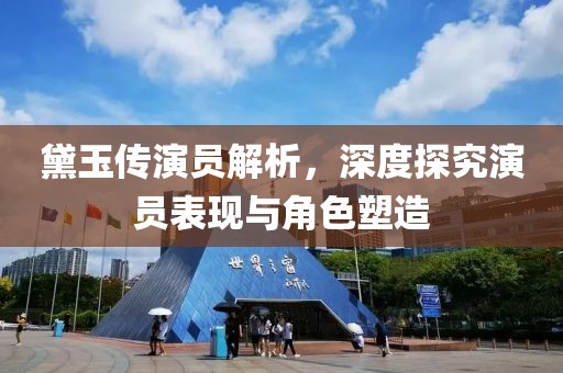 黛玉传演员解析，深度探究演员表现与角色塑造