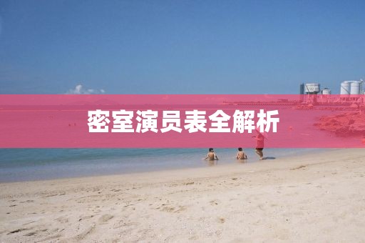 密室演员表全解析