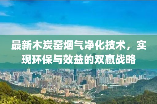 最新木炭窑烟气净化技术，实现环保与效益的双赢战略